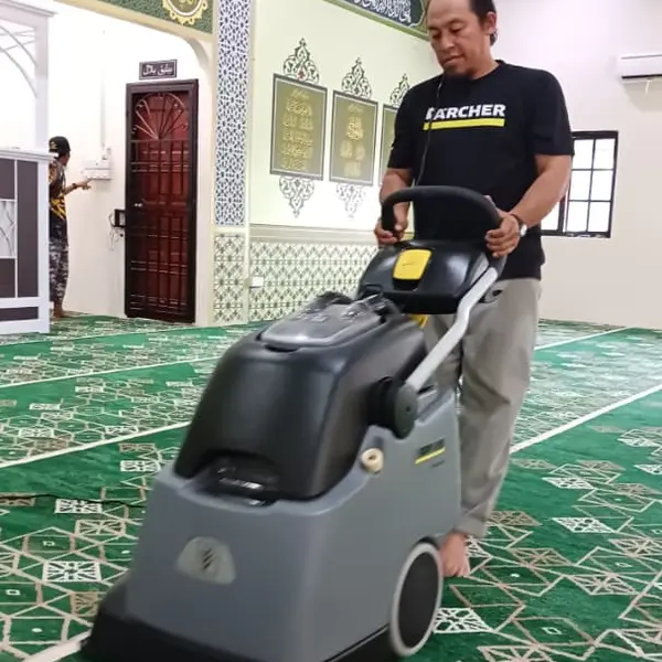 Cucian karpet dewan solat - Arfa Clean Kluang Johor