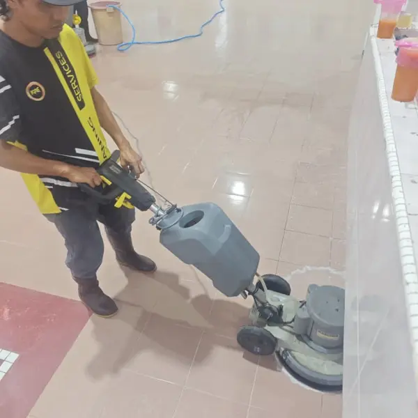Mesin buffer lantai - Arfa Clean Kluang Johor