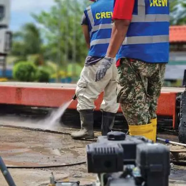 Kru pressure wash - Arfa Clean Kluang Johor